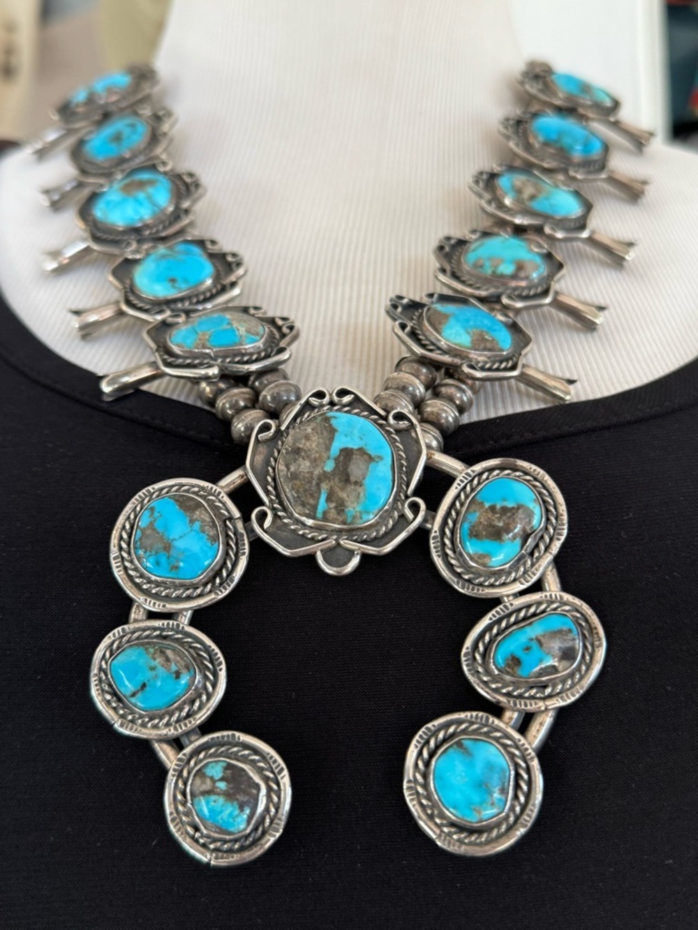Old Pawn Navajo Squash Blossom